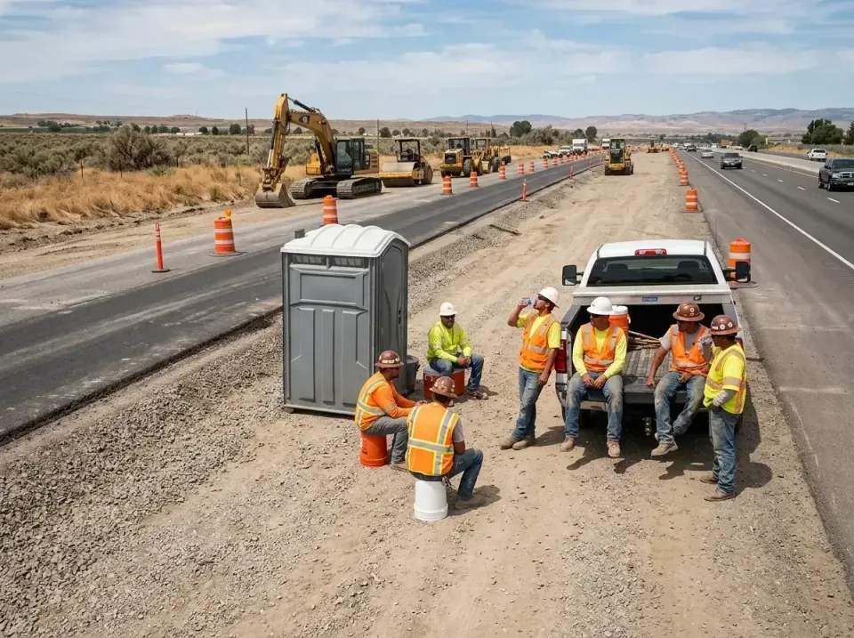highway-road-construction-crew-007 — frequently asked questions, Porta Potty and Restroom Rentals in Hightstown, NJ